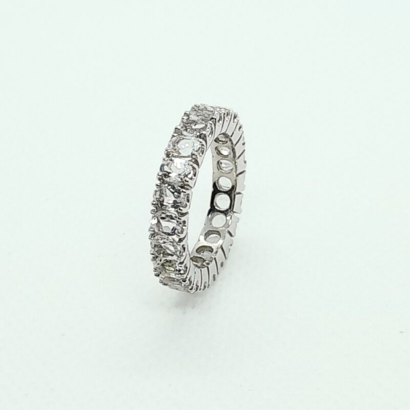 Clear Quartz Eternity Ring Chrysotheque