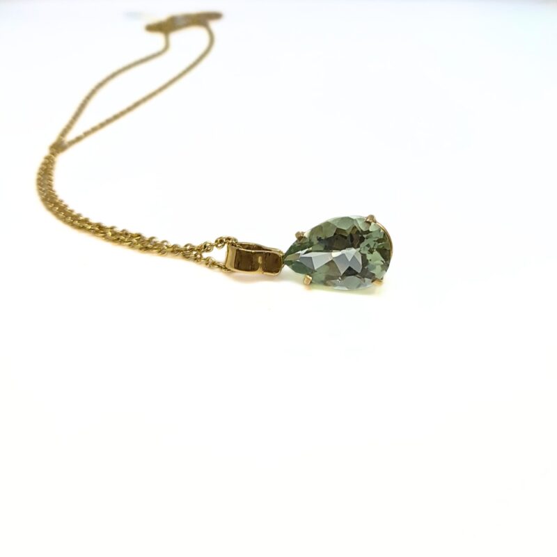 Green amethyst pendant Chrysotheque