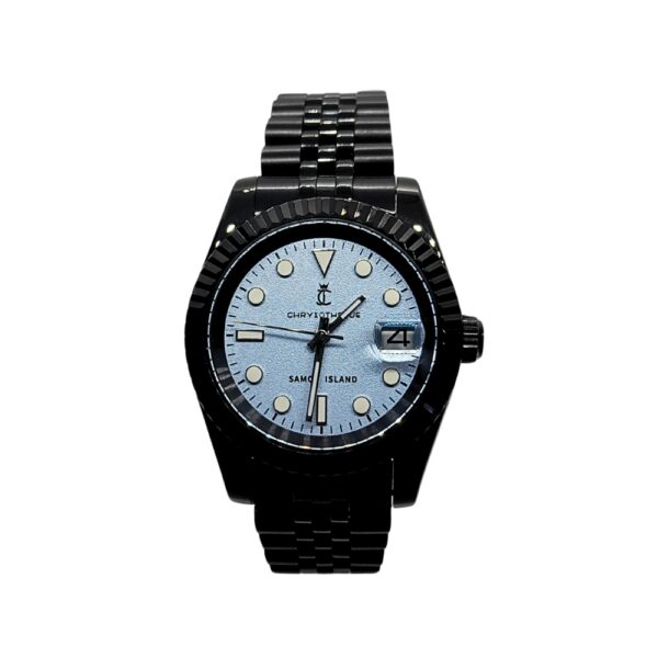 Chrysotheque Samos Island Watch Black with blue face